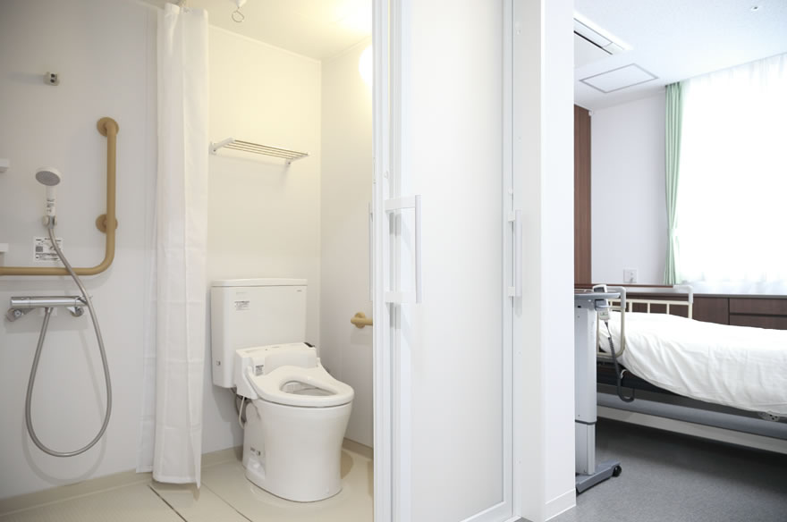 病室(個室)<br>シャワー&トイレユニット 病室(個室)シャワー&トイレユニット